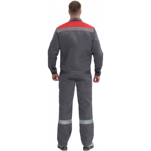 Костюм Легион-2 СОП (тк.Смесовая,210) п/к, т.серый/красный Костюм Легион-2 СОП (тк.Смесовая,210) п/к, т.серый/красный