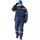 Костюм зимний Беркут (Таслан) п/к, темно-синий/черный