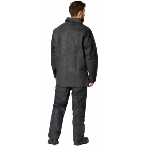 Костюм сварщика цельноспилковый 2 кл.защиты(Спилок 0,9-1,2), черный