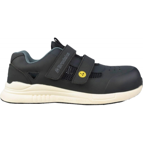 Полуботинки рабочие Brodeks Pulse S1P, цвет чёрный Полуботинки рабочие Brodeks Pulse S1P, цвет чёрный