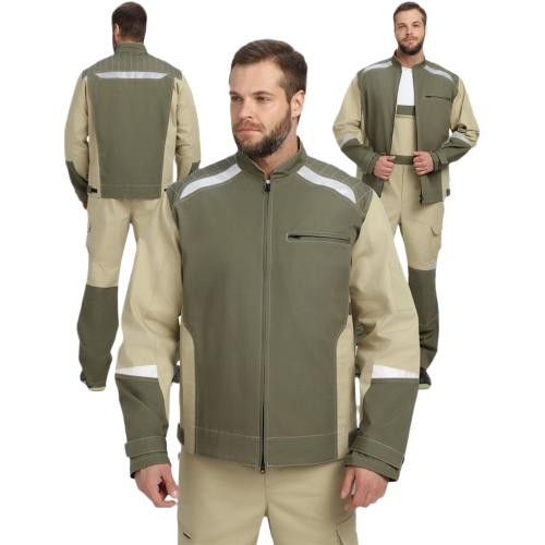 Куртка Челси CH (тк.Канвас,270), хаки/бежевый