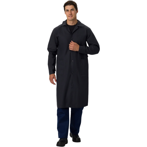 Халат мужской рабочий (тк.Бязь,145), черный Халат мужской рабочий (тк.Бязь,145), черный