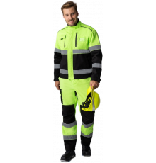 Костюм сигнальный (тк.Балтекс,210) п/к, лимонный/черный Костюм сигнальный (тк.Балтекс,210) п/к, лимонный/черный