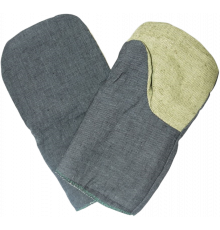 Рукавицы зимние (иск. мех) с брезентовым наладонником Рукавицы зимние (иск. мех) с брезентовым наладонником