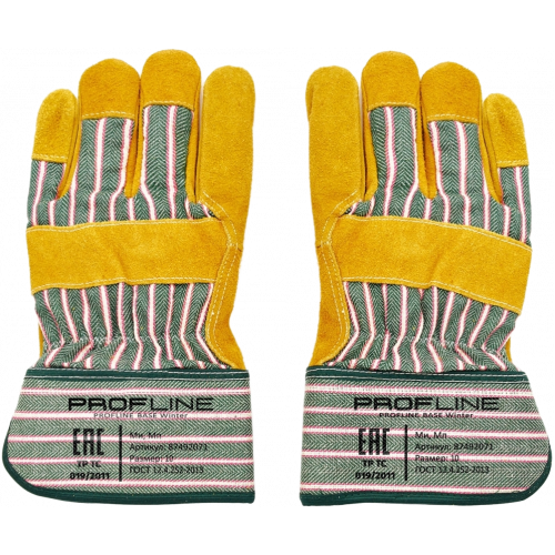 Перчатки комбинированные утепленные ProfLineBase Перчатки комбинированные утепленные ProfLineBase