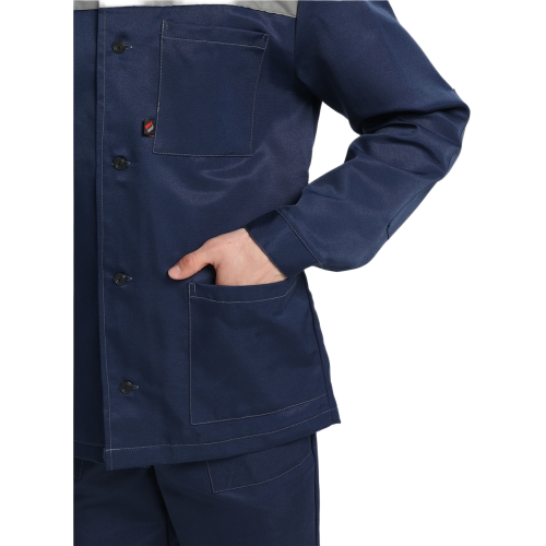 Костюм Стандарт СОП усиленный (тк.Смесовая,210) брюки, т.синий/васильковый Костюм Стандарт СОП усиленный (тк.Смесовая,210) брюки, т.синий/васильковый