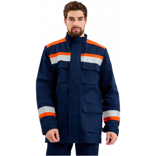 Костюм летний Энергия-А (13,2 кал.), т.синий/оранжевый