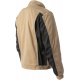 Куртка летняя мужская Brodeks KS201, цвет бежевый, чёрный