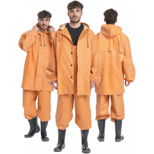 Костюм рыбацкий (тк.Диагональ-прорезиненная, 550), оранжевый Костюм рыбацкий (тк.Диагональ-прорезиненная, 550), оранжевый