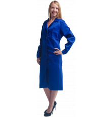 Халат женский Рабочий (тк.Смесовая,210), васильковый Халат женский Рабочий (тк.Смесовая,210), васильковый