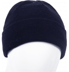 Шапка трикотажная двойная Фрост, т.синий Шапка трикотажная двойная Фрост, т.синий