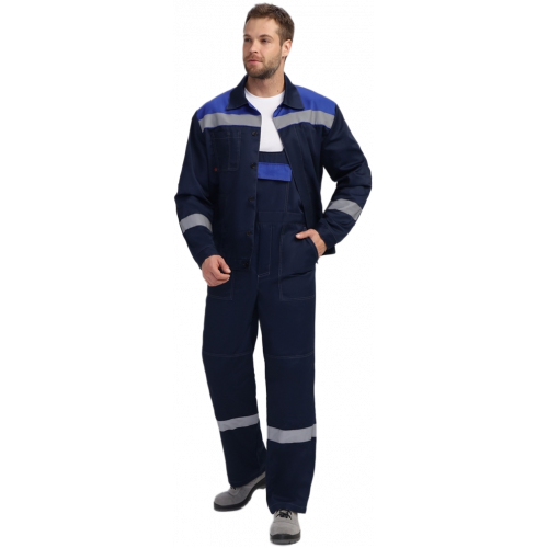 Костюм Лигор-2 Премиум СОП (тк.Смесовая,240) п/к, т.синий/васильковый Костюм Лигор-2 Премиум СОП (тк.Смесовая,240) п/к, т.синий/васильковый
