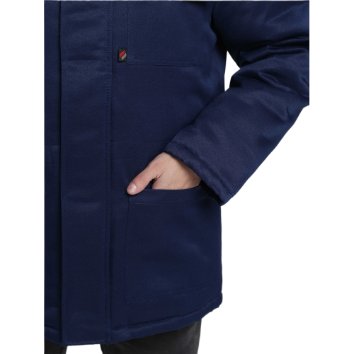 Куртка зимняя для бригадира NEW (тк.Смесовая,210), т.синий/оранжевый Куртка зимняя для бригадира NEW (тк.Смесовая,210), т.синий/оранжевый