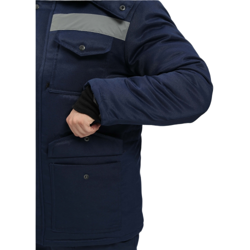 Костюм зимний Мастер-Ультра (тк.Смесовая,210) п/к, т.синий Костюм зимний Мастер-Ультра (тк.Смесовая,210) п/к, т.синий