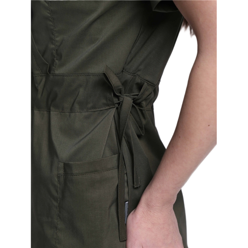 Костюм женский хирургический Модерн-004 (тк.Стрейч,120) MedLine, хаки