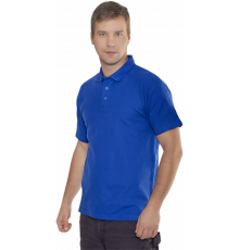 Рубашка-Поло NEW (тк.Трикотаж), васильковый