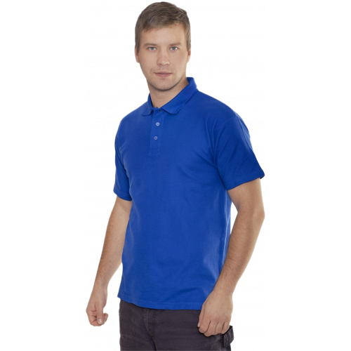Рубашка-Поло NEW (тк.Трикотаж), васильковый Рубашка-Поло NEW (тк.Трикотаж), васильковый