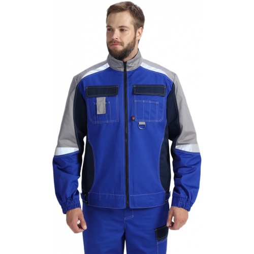 Костюм Вектрон-1 (тк.Смесовая,240) брюки, васильковый/т.синий/св.серый Костюм Вектрон-1 (тк.Смесовая,240) брюки, васильковый/т.синий/св.серый