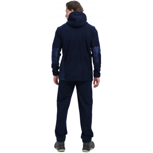 Куртка с капюшоном Кэмп (тк.Флис), т.синий