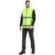 Жилет утепленный сигнальный Ярксион СОП (тк.OxLine,90), лимонный