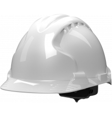 Каска защитная с вентиляцией (с храповиком), белая Каска защитная с вентиляцией (с храповиком), белая