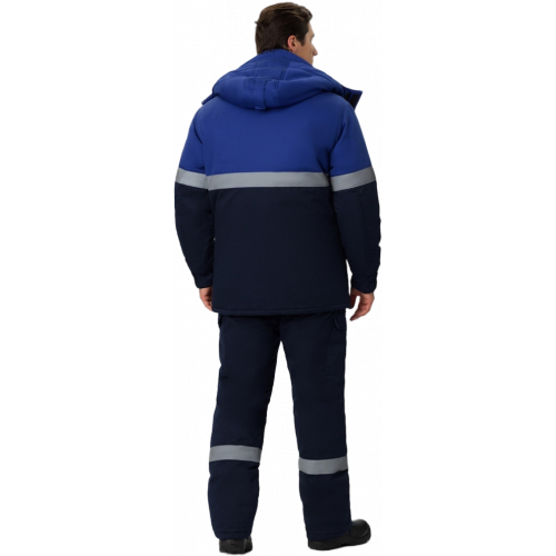 Костюм зимний Экспертный Антистат МВО (тк.Смесовая,245) п/к, т.синий/васильковый Костюм зимний Экспертный Антистат МВО (тк.Смесовая,245) п/к, т.синий/васильковый