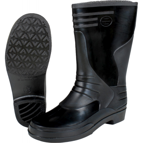 Сапоги женские ПВХ, черный (арт. м.102)