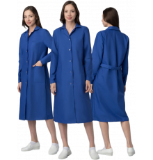 Халат женский Стандарт (тк.ТиСи), васильковый Халат женский Стандарт (тк.ТиСи), васильковый