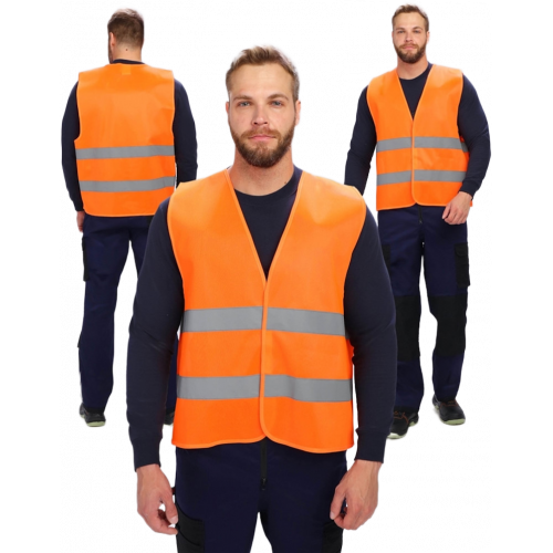 Жилет сигнальный ProfLineBase (тк.Полиэфир,100), оранжевый Жилет сигнальный ProfLineBase (тк.Полиэфир,100), оранжевый