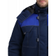 Куртка зимняя укороченная Флофт Премиум (тк.Смесовая,240), т.синий/васильковый/серый