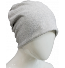 Подшлемник-шапка (тк.Трикотаж), серый меланж Подшлемник-шапка (тк.Трикотаж), серый меланж