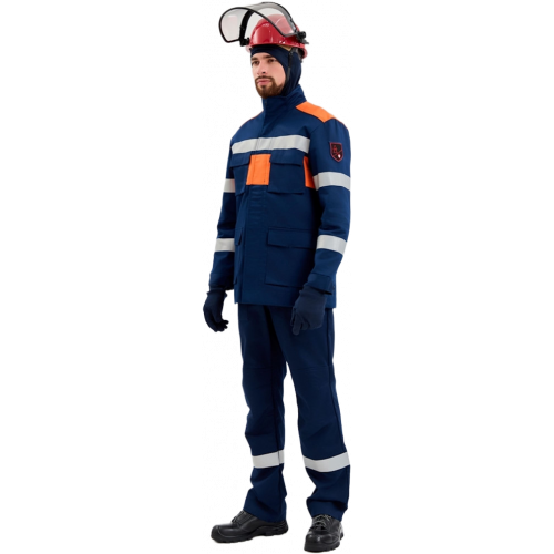 Костюм летний Энергия-Б (35,2 кал.), т.синий/оранжевый