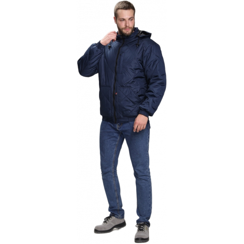 Куртка демисезонная Бомбер-Люкс (тк.Дюспо), т.синий Куртка демисезонная Бомбер-Люкс (тк.Дюспо), т.синий