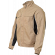 Куртка летняя мужская Brodeks KS201, цвет бежевый, чёрный