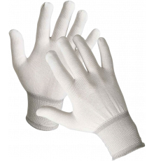 Перчатки нейлоновые, белые Перчатки нейлоновые, белые