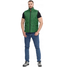 Жилет утепленный Универсальный (тк.Оксфорд), т.зеленый