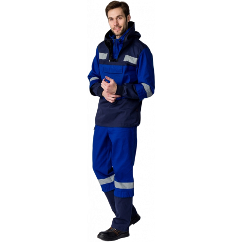 Костюм противоэнцефалитный-антигнус Импульс (тк.Саржа,220), т.синий/васильковый Костюм противоэнцефалитный-антигнус Импульс (тк.Саржа,220), т.синий/васильковый