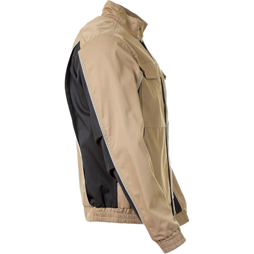 Куртка летняя мужская Brodeks KS201, цвет бежевый, чёрный