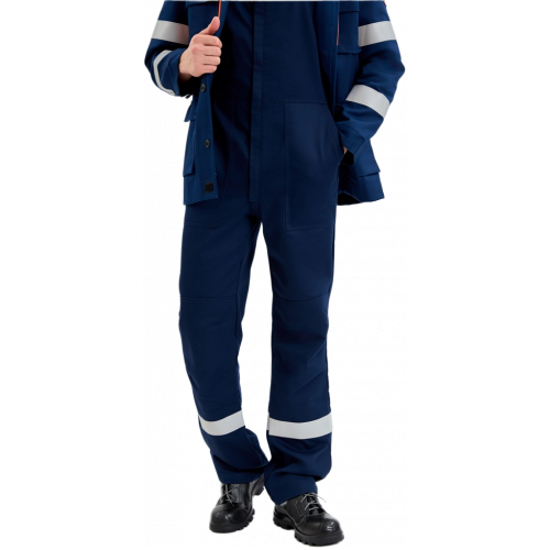 Костюм летний Энергия-Б (35,2 кал.), т.синий/оранжевый