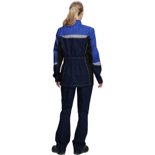 Костюм женский Вектрон-1 (тк.Смесовая,240) брюки, т.синий/васильковый/черный Костюм женский Вектрон-1 (тк.Смесовая,240) брюки, т.синий/васильковый/черный