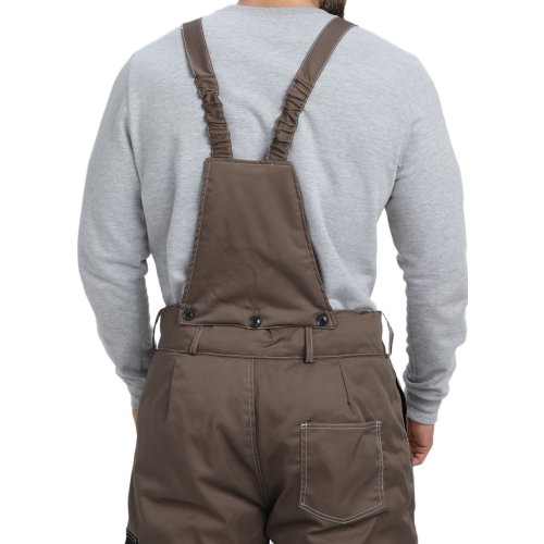 Костюм зимний Мега IMP (тк.Смесовая,240) брюки, коричневый/черный/бежевый