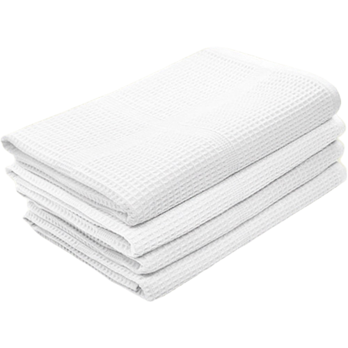 Полотенце вафельное 115 гр. (40х80) (5 шт.), белый Полотенце вафельное 115 гр. (40х80) (5 шт.), белый