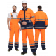 Костюм для дорожника (тк.Смесовая,210) п/к, оранжевый/т.синий