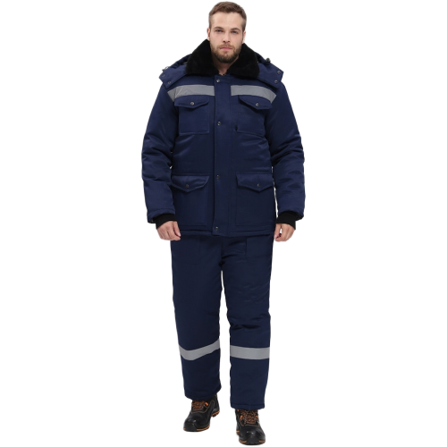 Костюм зимний Мастер-Ультра (тк.Смесовая,210) п/к, т.синий Костюм зимний Мастер-Ультра (тк.Смесовая,210) п/к, т.синий