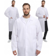 Халат мужской Классика (тк.ТиСи), белый Халат мужской Классика (тк.ТиСи), белый