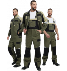 Костюм Вектрон-2 (тк.Смесовая МВО,240) п/к, хаки/черный/бежевый Костюм Вектрон-2 (тк.Смесовая МВО,240) п/к, хаки/черный/бежевый