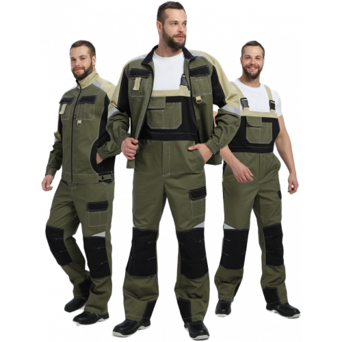 Костюм Вектрон-2 (тк.Смесовая МВО,240) п/к, хаки/черный/бежевый Костюм Вектрон-2 (тк.Смесовая МВО,240) п/к, хаки/черный/бежевый