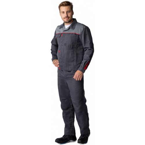 Костюм Флофт-1 (тк.Смесовая,210) брюки, т.серый/серый Костюм Флофт-1 (тк.Смесовая,210) брюки, т.серый/серый