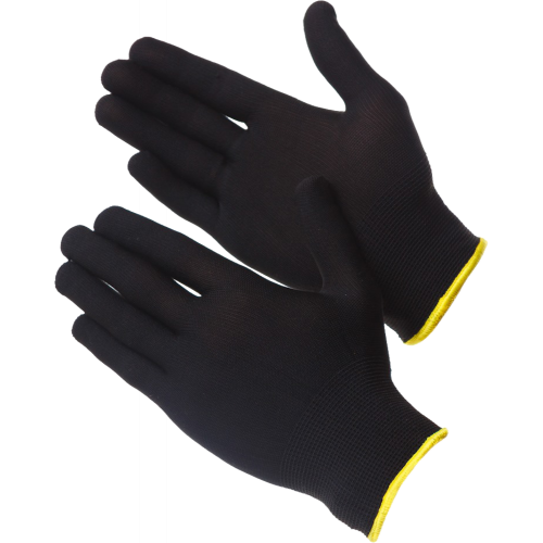 Touch Black Перчатки нейлоновые черного цвета без покрытия Touch Black Перчатки нейлоновые черного цвета без покрытия