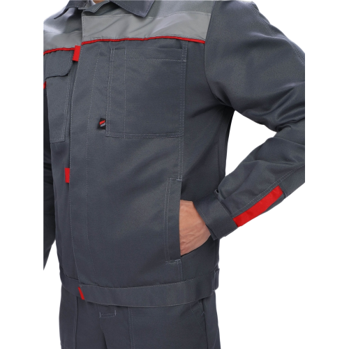 Костюм Флофт-2 СОП (тк.Смесовая,210) п/к, т.серый/серый Костюм Флофт-2 СОП (тк.Смесовая,210) п/к, т.серый/серый